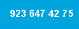 923 647 42 75 923 647 42 75